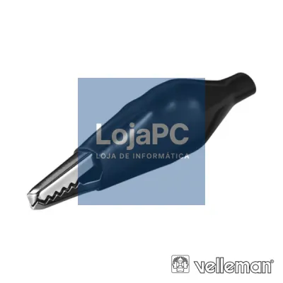 PINÇA CROCODILO 27MM ISOLADA PRETA