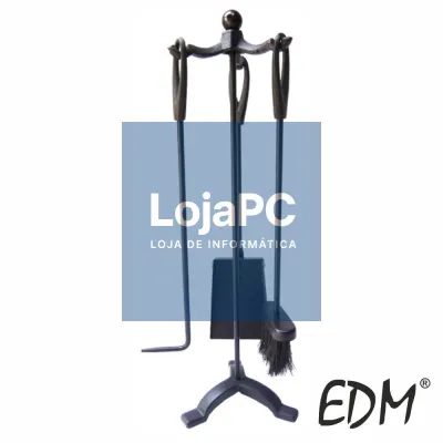 Utensilios P/ Lareira 3 Peças EDM