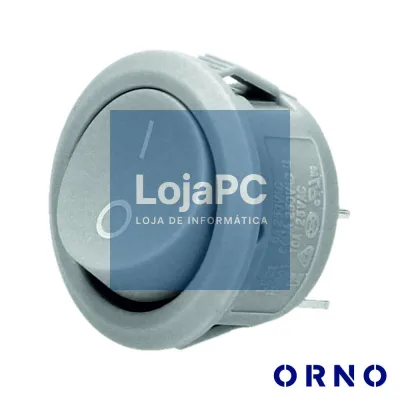 Interruptor Basculante On-Off Cinza ORNO