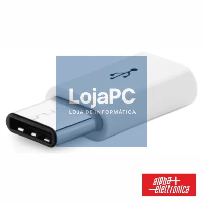 FICHA ADAPTADORA USB-C MACHO / MICRO USB-B FÊMEA
