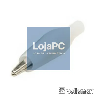 PINÇA CROCODILO 27MM ISOLADA BRANCO