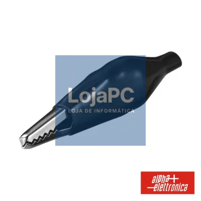 PINÇA CROCODILO 54MM ISOLADA PRETA