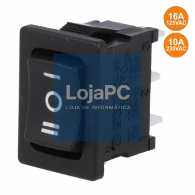 INTERRUPTOR BASCULANTE 10A-250V SP3T (ON)-OFF-(ON)