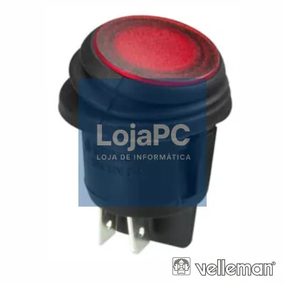 INTERRUPTOR BASCULANTE C/ LUZ LED 16A-12V DPST ON-OFF