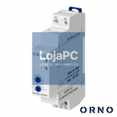 Temporizador Analógico 12-240V DIN IP20 ORNO