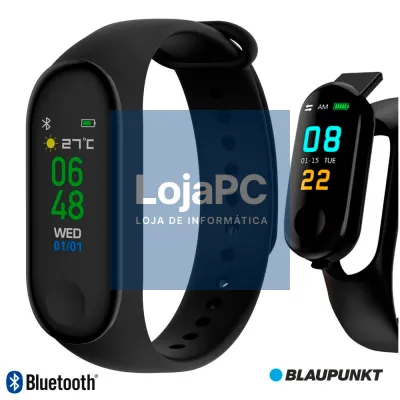 SMARTBAND MULTIFUNÇÕES MONITOR CARDÍACO BT V4.0 ANDROID iOS