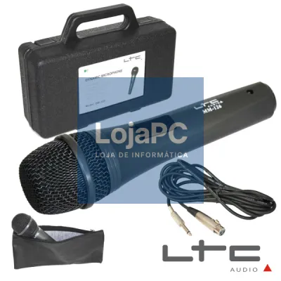 MICROFONE DINÂMICO C/ CABO/MALA/BOLSA 80HZ-20KHZ LTC