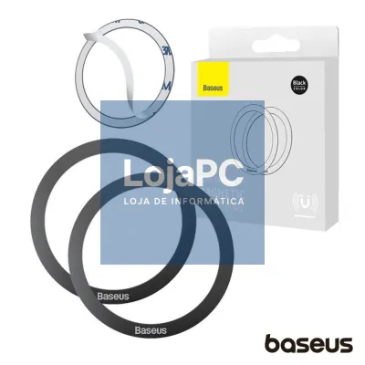 Adesivo Magnético 2x P/ Carregamento Indução/MagSafe BASEUS