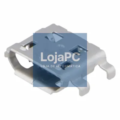 Ficha Micro-USB 2.0 Fêmea 90° P/ PCB