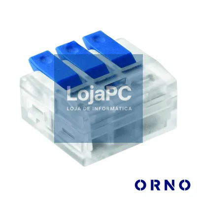 Ligador Rápido C/ Patilha 3 Condutores 0.75-4mm² 6x ORNO