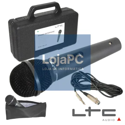 MICROFONE DINÂMICO C/ CABO/MALA/BOLSA 80HZ-20KHZ LTC
