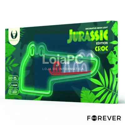 Luz LED Neon Em Forma de Crocodilo
