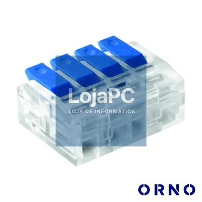 Ligador Rápido C/ Patilha 4 Condutores 0.75-4mm² 4x ORNO