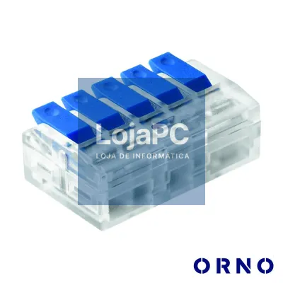 Ligador Rápido C/ Patilha 5 Condutores 0.75-4mm² 50x ORNO