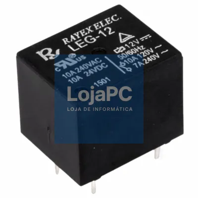 Relé 12VDC SPDT 10A