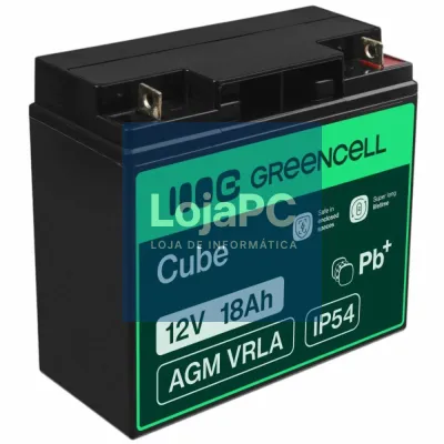 Bateria Gel 12V 18A GREEN CELL