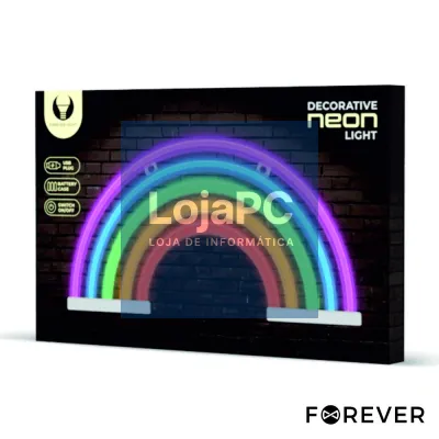 Luz LED Neon Em Forma de Arco-Íris
