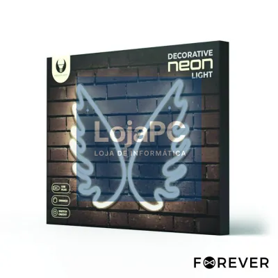 Luz LED Neon Em Forma de Asas