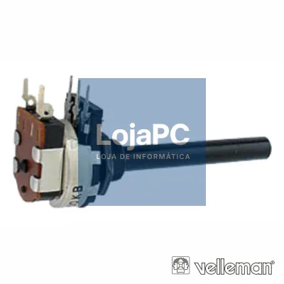 POTENCIÓMETRO LOGARÍTMICO 470K METÁLICO C/ INTERRUPTOR