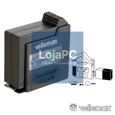 TESTADOR DE BATERIAS VELLEMAN