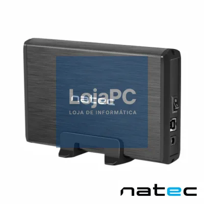 Caixa Alumínio USB 3.0 P/ Discos HDD 3.5" SATA III NATEC