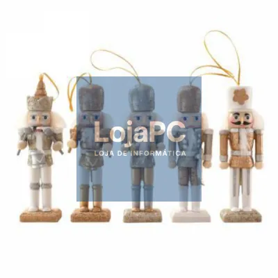 Conjunto de 5 Soldados Quebra-Nozes 13cm