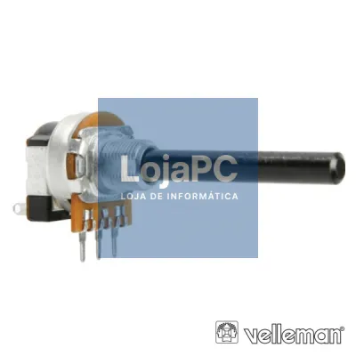 POTENCIÓMETRO LINEAR 10K METALICO C/INTERRUPTOR