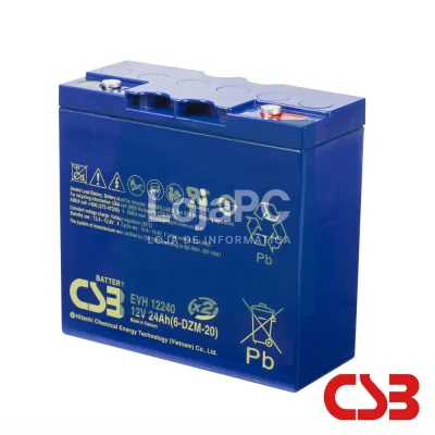 Bateria De Chumbo AGM 12V 24Ah