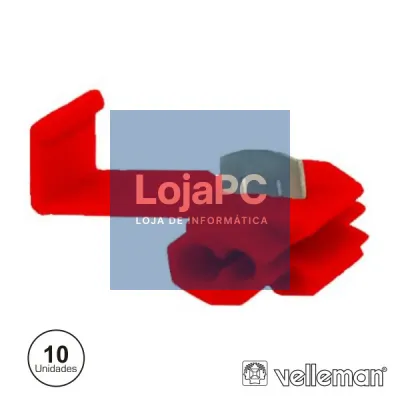 CONJUNTO DE 10 QUICK SPLICE VERMELHOS