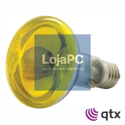 Lâmpada R80 E27 60W 230V Amarelo QTX