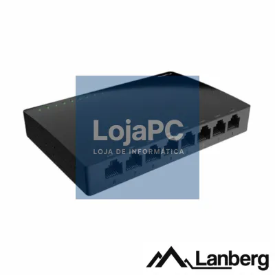 Switch de Rede Ethernet 1GB/s 8 Portas RJ45 LANBERG