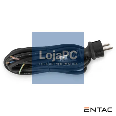 Cabo Alimentação Schuko Macho H05RR-F 3G1.5 5m IP44 ENTAC
