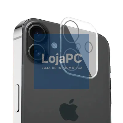 Tempered Glass Protector COOL for iPhone 16 / 16 Plus Camera