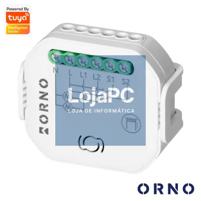 Módulo Automação P/ Controlo de Estores WiFi+BT Tuya ORNO