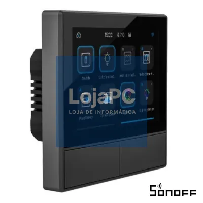 Ecrã Inteligente HMI WiFi Tátil C/ Interruptor SONOFF