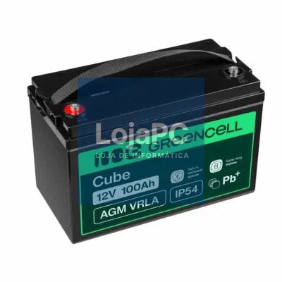 Bateria Chumbo Gel AGM 12V 100A GREEN CELL