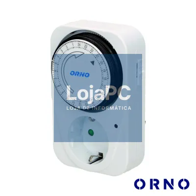 Temporizador Analógico Ajustável 24h ORNO