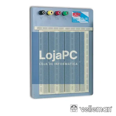 PLACA DE ENSAIO MULTIFUNÇÕES C/ 2420 PONTOS VELLEMAN