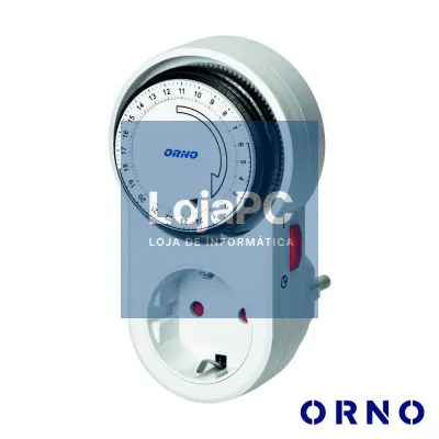 Temporizador Analógico Ajustável 24h ORNO