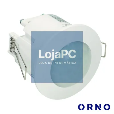 Detector De Movimentos Pir P/ Encastrar Branco ORNO