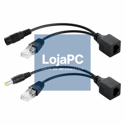 Conjunto Adaptador Poe C/ RJ45 E DC