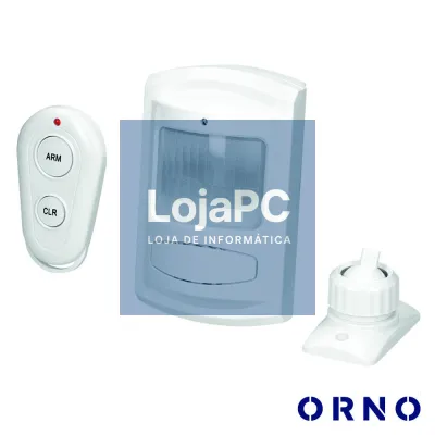 Alarme S/ Fios C/ Sirene E Comando S/ Fios ORNO