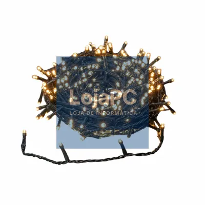 Luzes de Natal 700 LED 5mm Branco Quente 54m