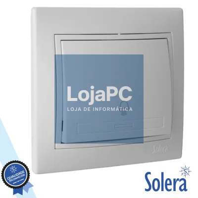PULSADOR CAMPAINHA PAREDE ENCASTRAR 10A 250V SOLERA
