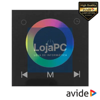 Interruptor de Parede Tátil P/ Fita LEDS RGB 12V 12A AVIDE