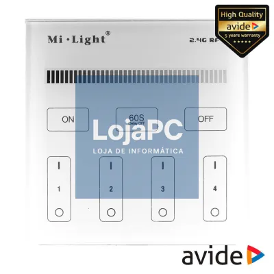 Interruptor de Parede Tátil P/ Fita LEDS Monocor AVIDE