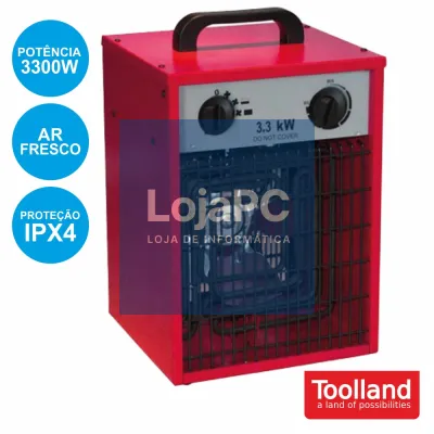 TERMOVENTILADOR INDUSTRIAL 3300W IPX4 TOOLLAND