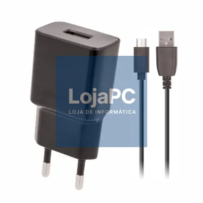 Alimentador Comutado USB 1A + Cabo MicroUSB