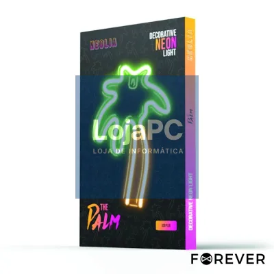 Luz LED Neon Em Forma de Palmeira
