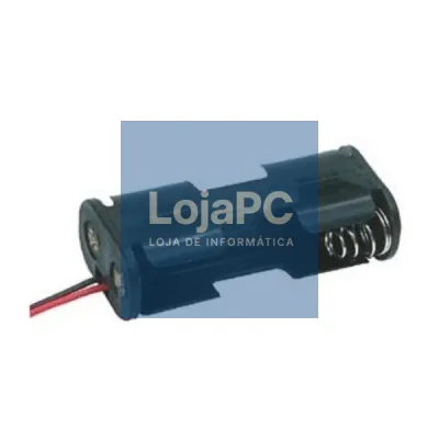 SUPORTE P/ 2 PILHAS AA